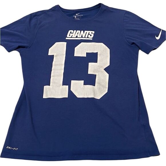 Giants Beckham Jr #13 Nike mens size large short sleeve sports jersey GUC - Picture 1 of 7